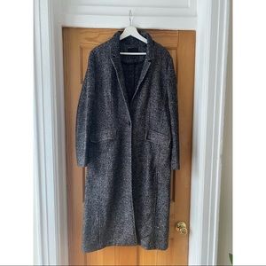 Banana Republic Speckled Gray Coat Size M